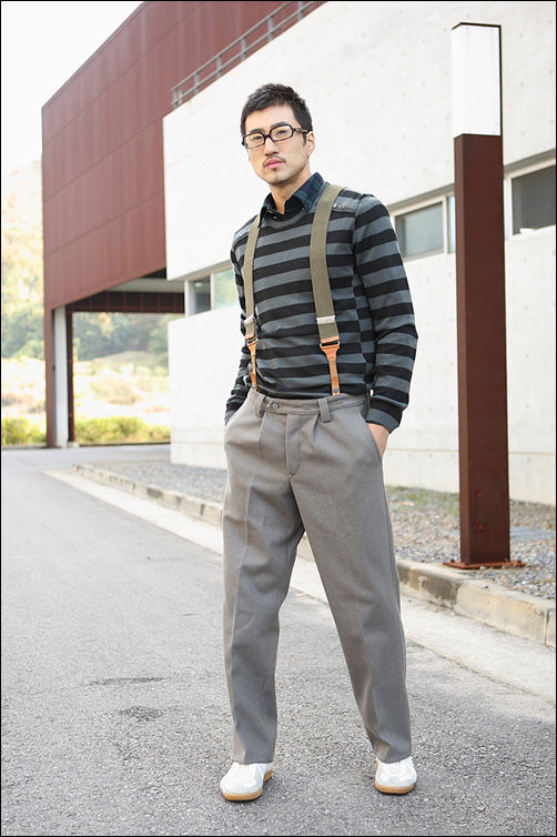 Unissued Vintage East German grey wool dress trousers pants communist NVA DDR GDR military bottoms Soviet Era