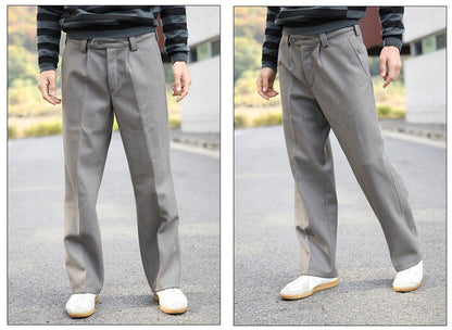 Unissued Vintage East German grey wool dress trousers pants communist NVA DDR GDR military bottoms Soviet Era