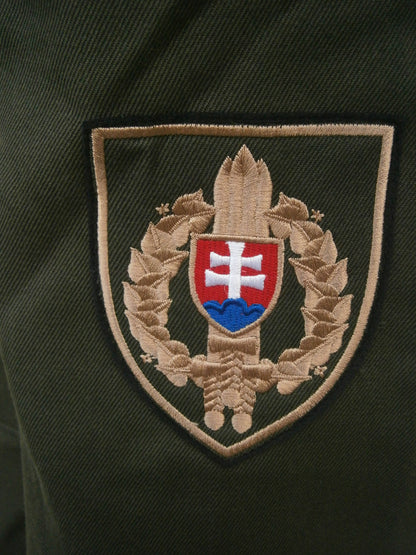 Vintage Unissued 1990s Slovakian Army olive Dress Jacket Military Blazer Parade uniform coat Slovak