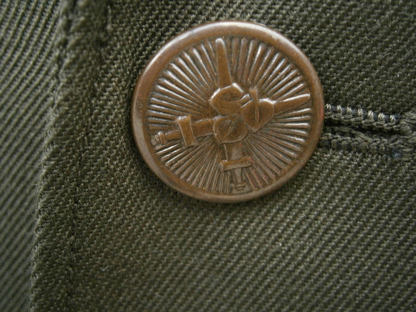 Vintage Unissued 1990s Slovakian Army olive Dress Jacket Military Blazer Parade uniform coat Slovak