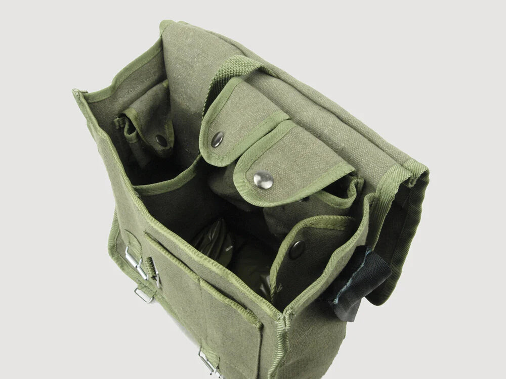New Polish army canvas satchel bread bag carry fishing shoulder military unissued