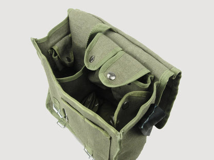 New Polish army canvas satchel bread bag carry fishing shoulder military unissued