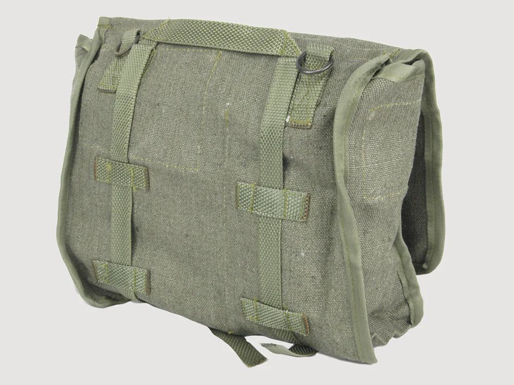 New Polish army canvas satchel bread bag carry fishing shoulder military unissued