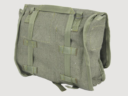 New Polish army canvas satchel bread bag carry fishing shoulder military unissued
