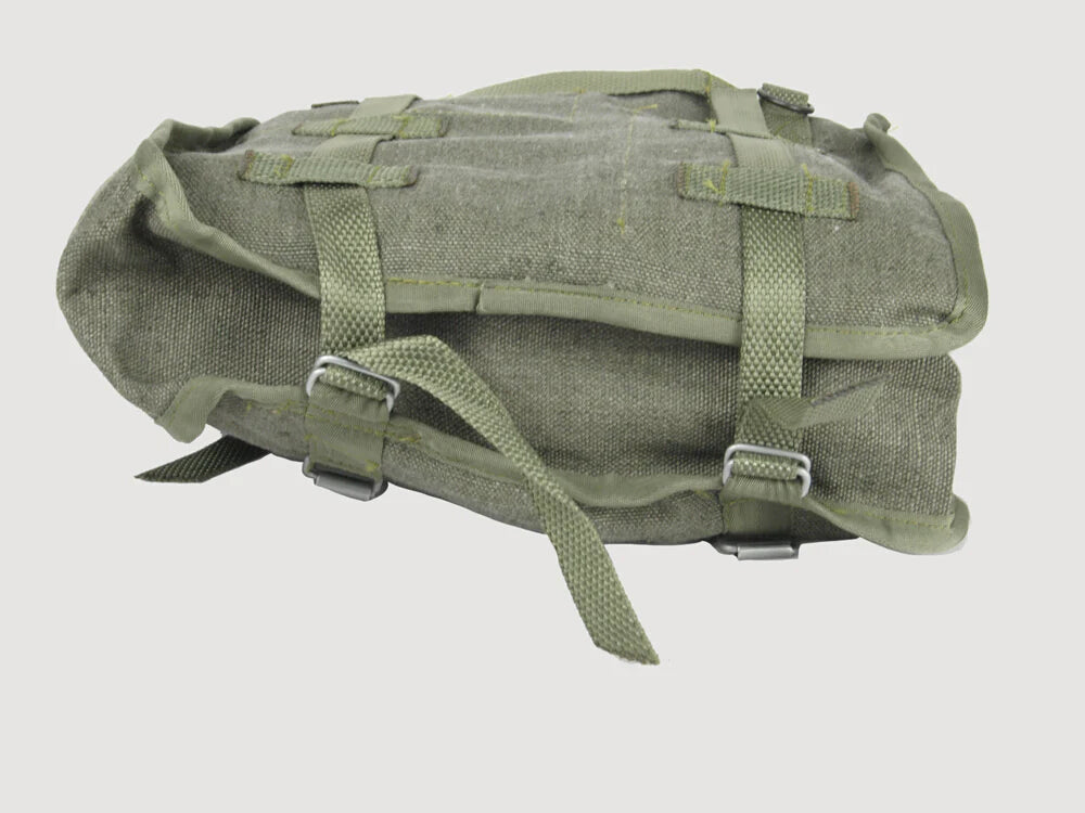 New Polish army canvas satchel bread bag carry fishing shoulder military unissued