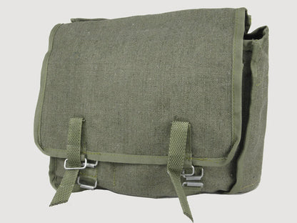 New Polish army canvas satchel bread bag carry fishing shoulder military unissued
