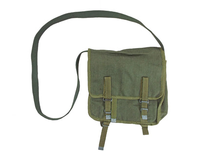 New Polish army canvas satchel bread bag carry fishing shoulder military unissued