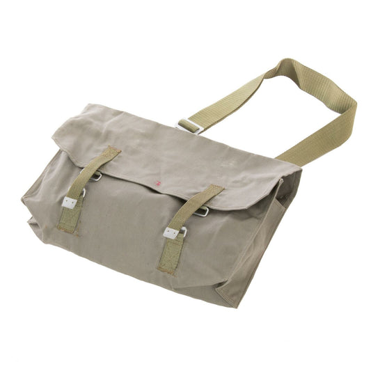 New Unissued Polish army grey messenger bag shoulder fishing military cotton