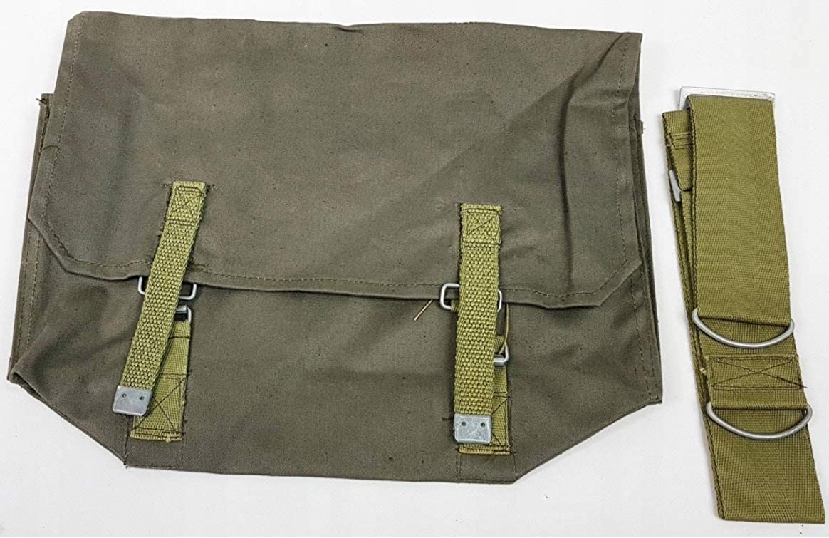 New Unissued Polish army grey messenger bag shoulder fishing military cotton
