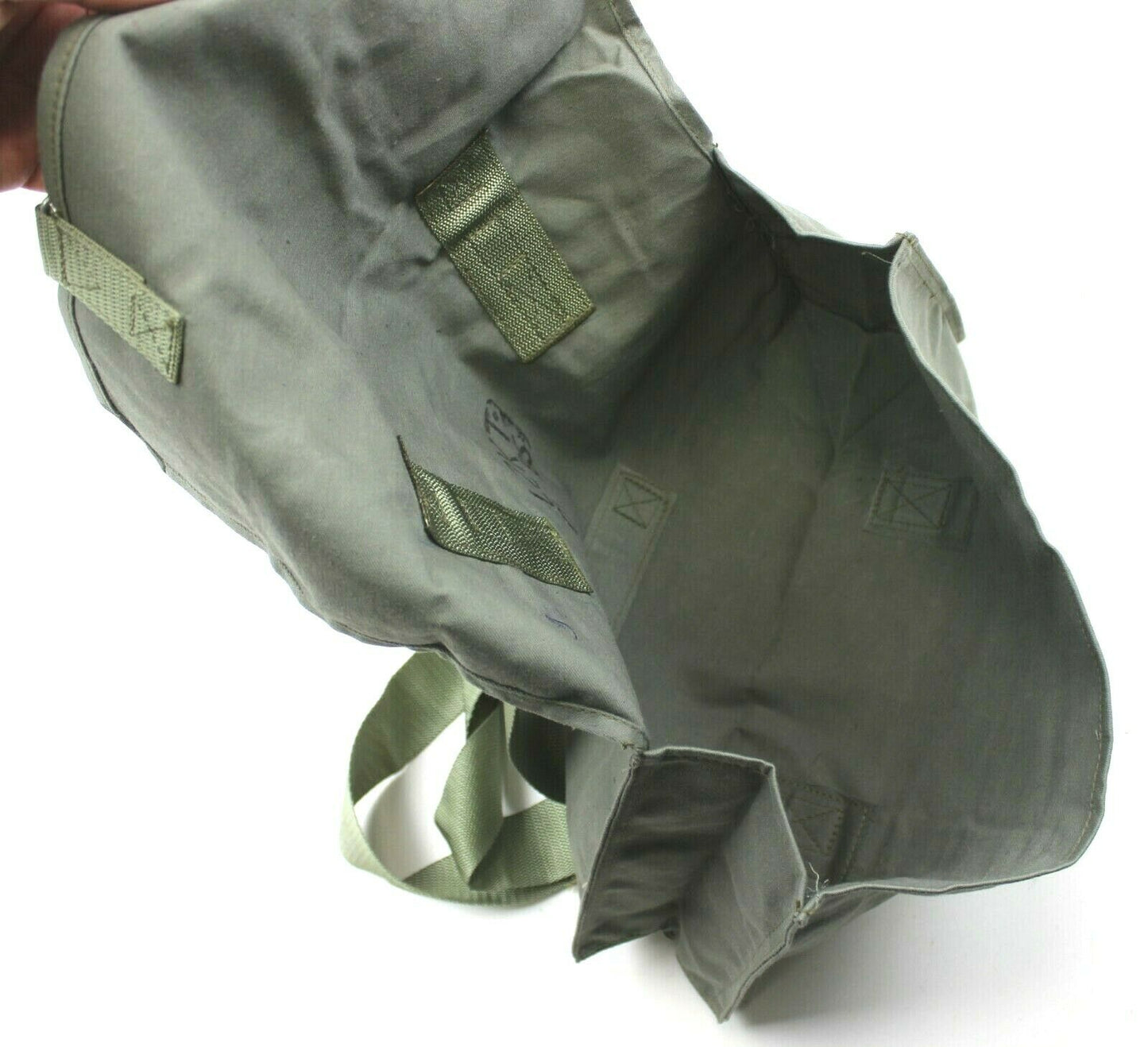 New Unissued Polish army grey messenger bag shoulder fishing military cotton
