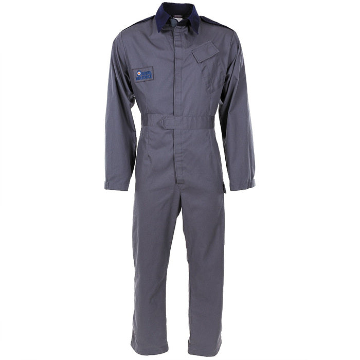 Vintage British Royal Air Force Overalls coveralls grey gray jumpsuit flight suit boilersuit tanker