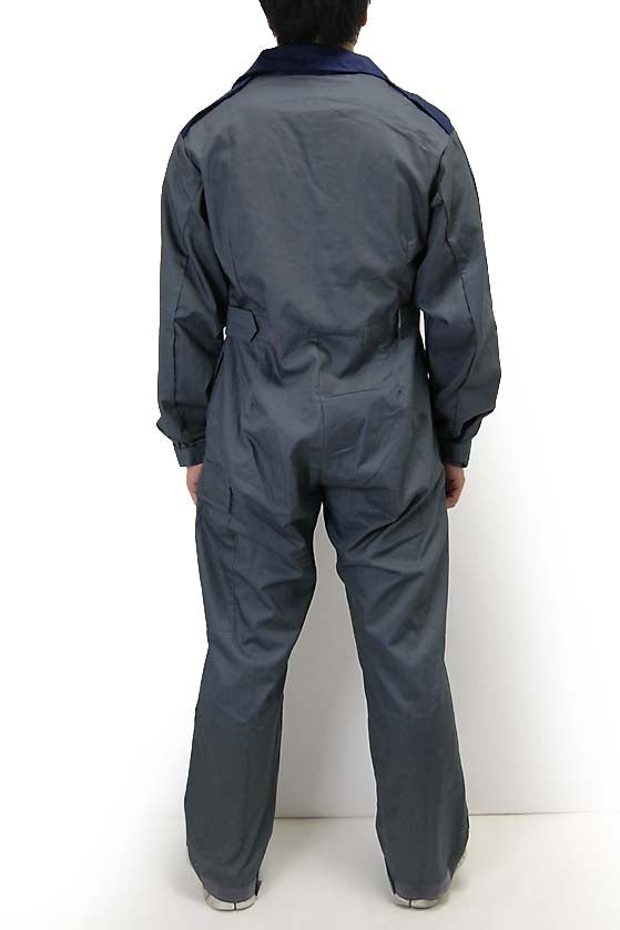 Vintage British Royal Air Force Overalls coveralls grey gray jumpsuit flight suit boilersuit tanker