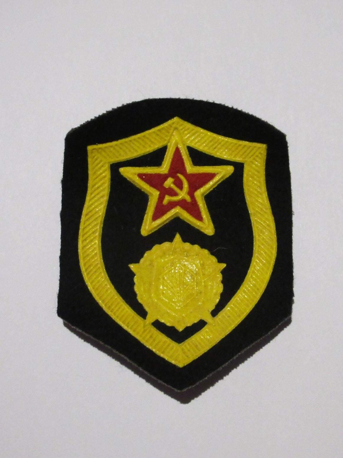 Authentic Soviet Red army chemical troops shoulder patch USSR communist insignia badge CCCP