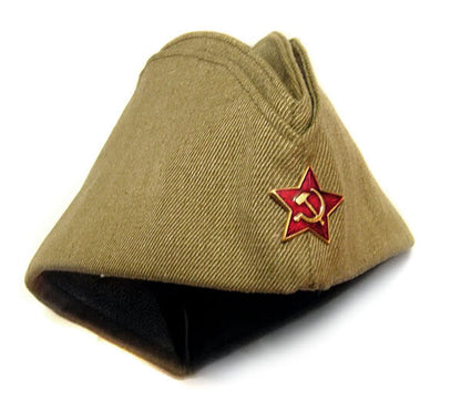 New Unissued Red Army Soviet forage garrison cap pilotka hat military communist socialist side USSR CCCP