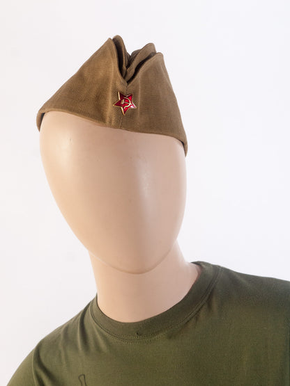 New Unissued Red Army Soviet forage garrison cap pilotka hat military communist socialist side USSR CCCP