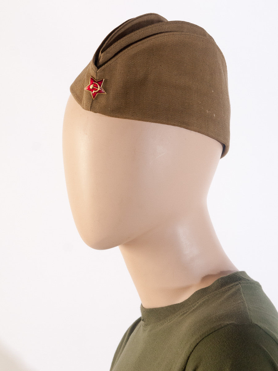 New Unissued Red Army Soviet forage garrison cap pilotka hat military communist socialist side USSR CCCP