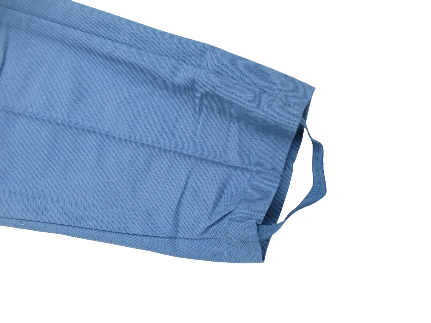 Vintage 60s 70s Women's Swedish civil defence trousers pants military cargo army sky blue denim