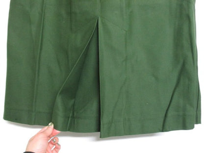 New Vintage 1960s Swedish army M59 skirt military maxi hip cotton uniform unissued