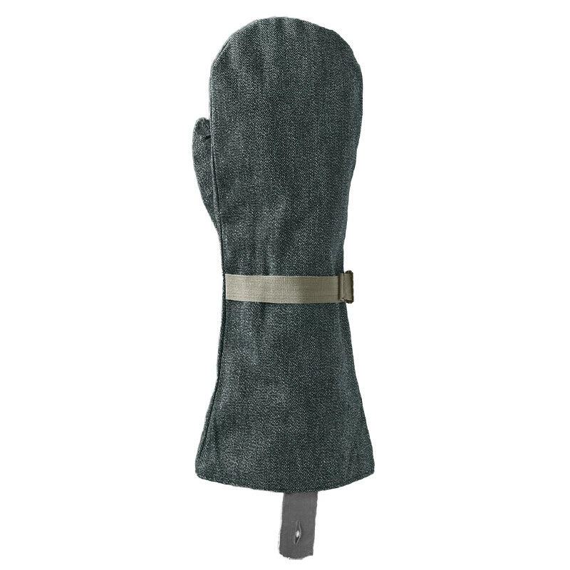 New Swiss Army winter denim cotton lined mittens gloves military flannel lining