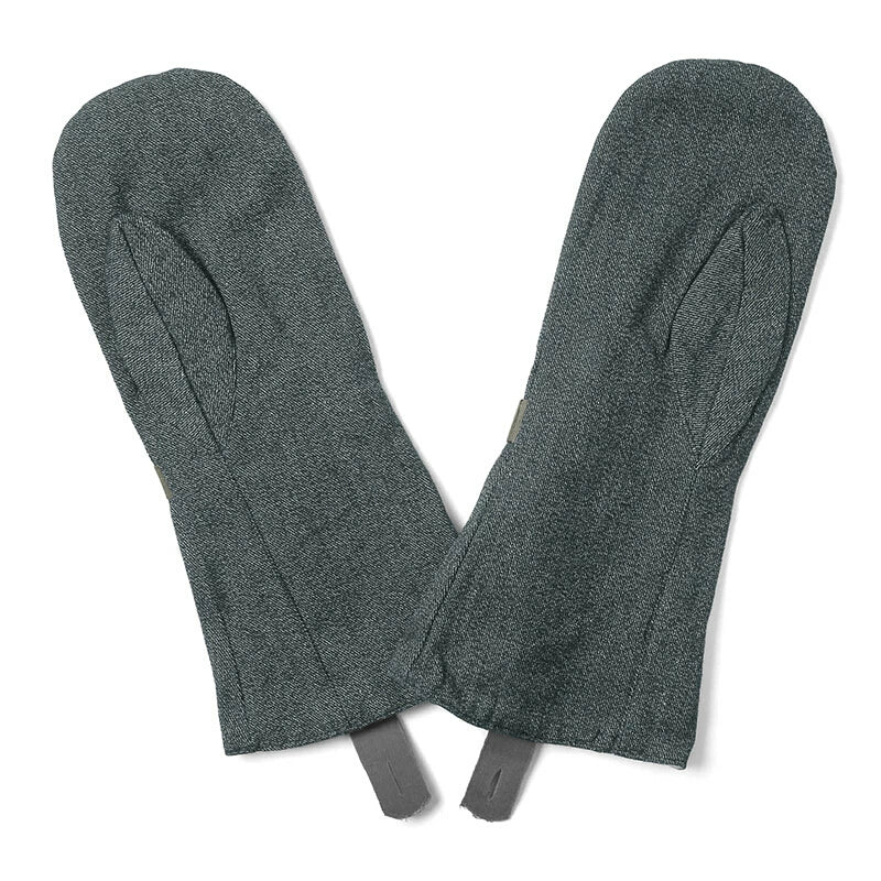 New Swiss Army winter denim cotton lined mittens gloves military flannel lining