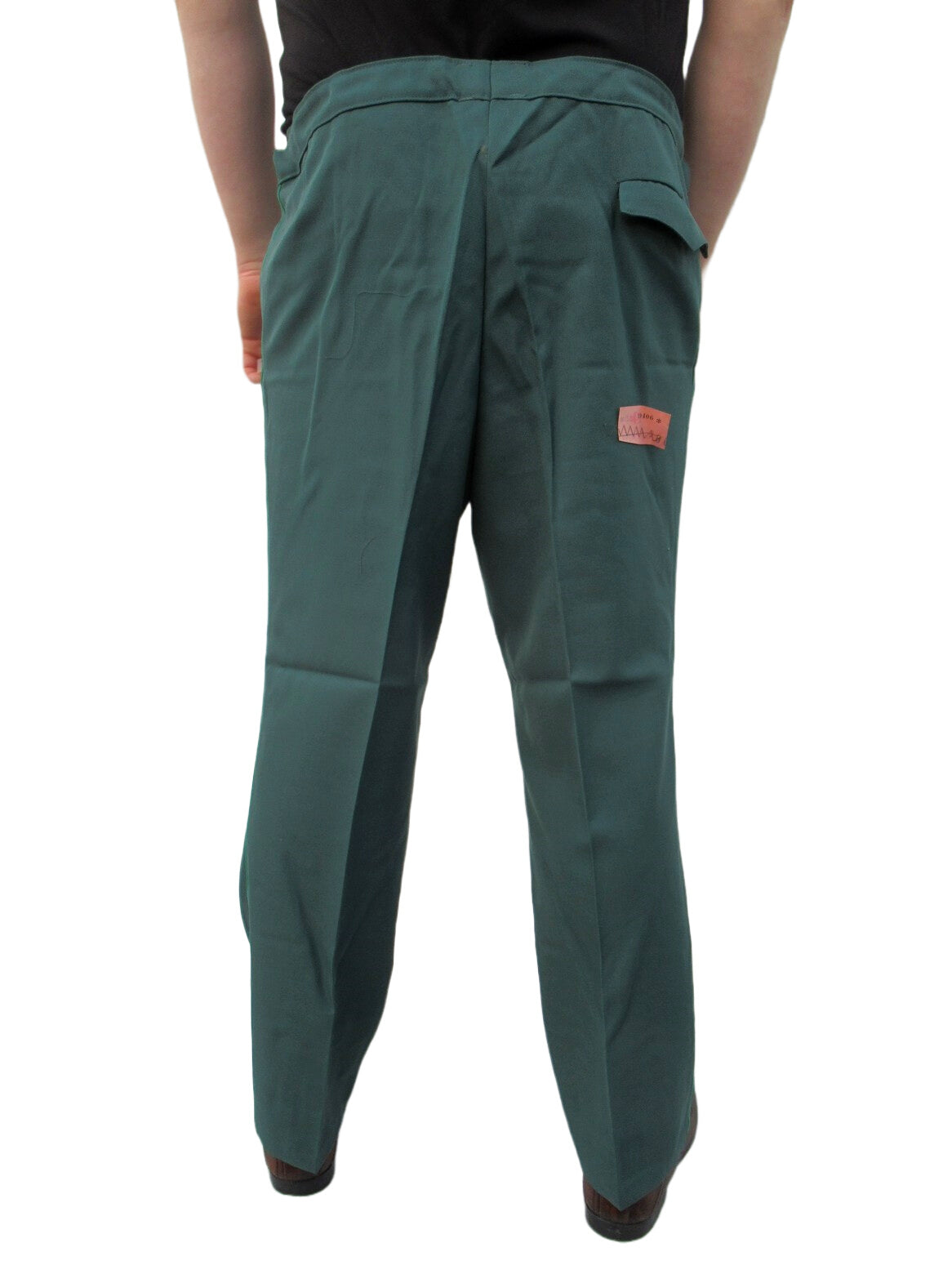 Unissued Vintage East German teal green trousers pants communist DDR military Soviet Era VOPO volkspolizei NVA