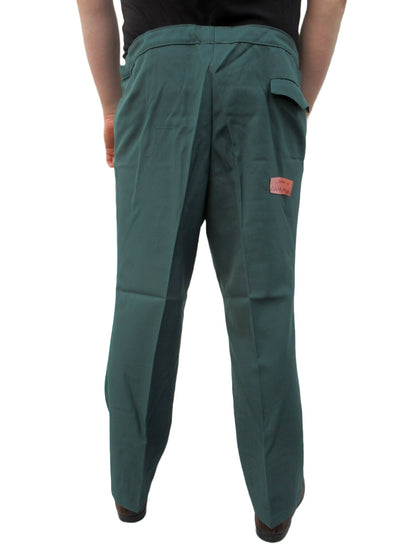 Unissued Vintage East German teal green trousers pants communist DDR military Soviet Era VOPO volkspolizei NVA