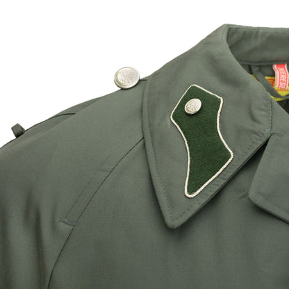 Vintage 1980s Austrian Army raincoat military coat trenchcoat trench various insignia mac mackintosh