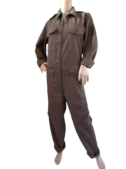 Vintage Austrian army boiler jump suit coverall overall military women 1980s