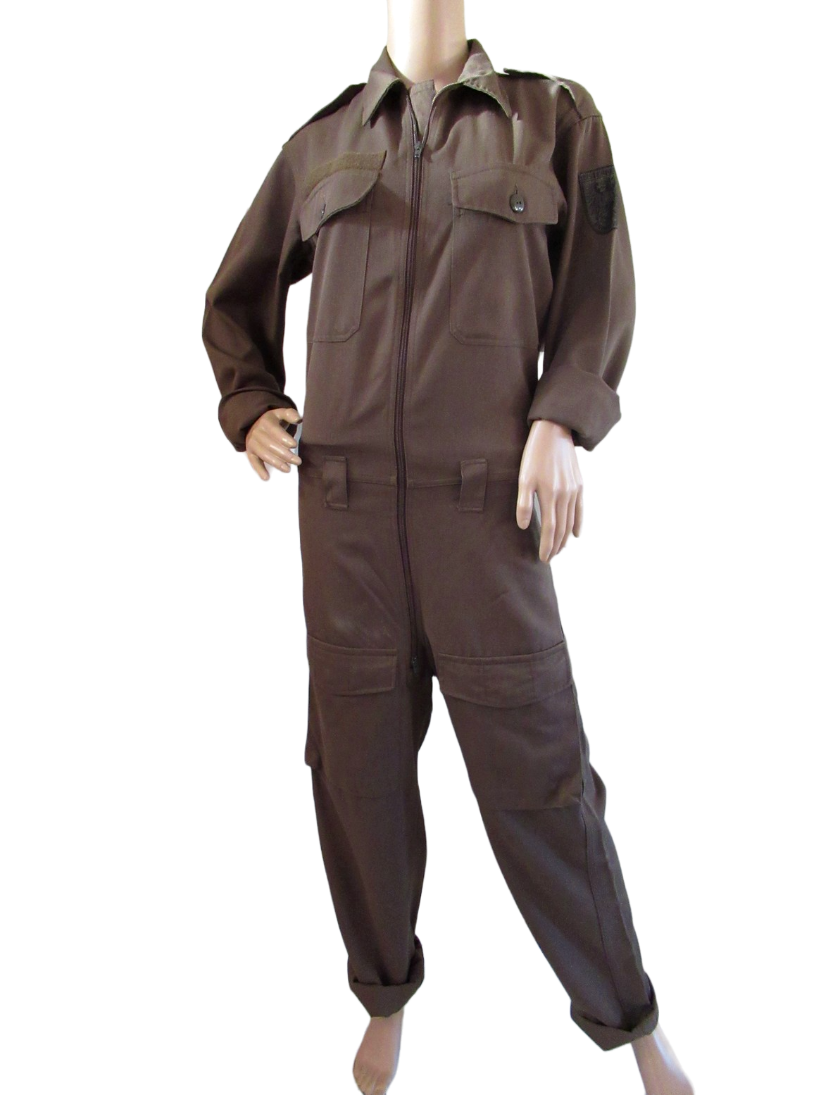 Vintage Austrian army boiler jump suit coverall overall military women 1980s