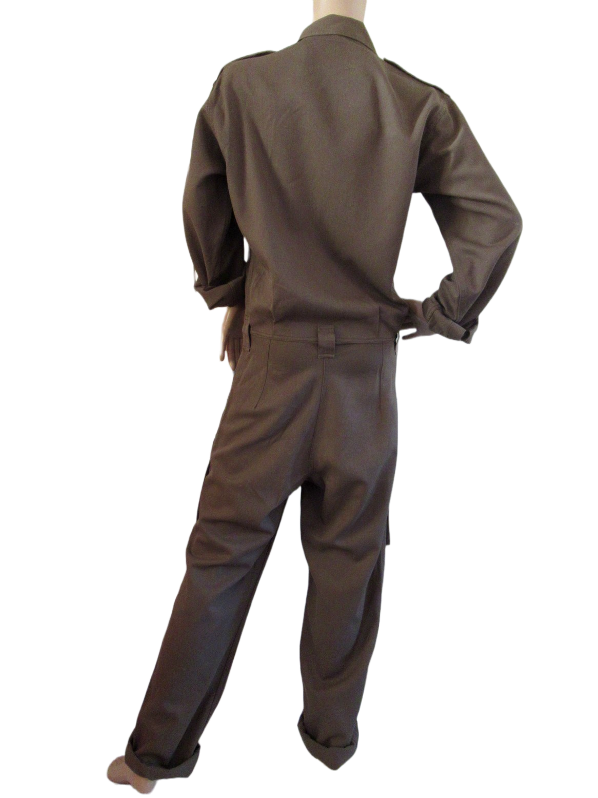 Vintage Austrian army boiler jump suit coverall overall military women 1980s