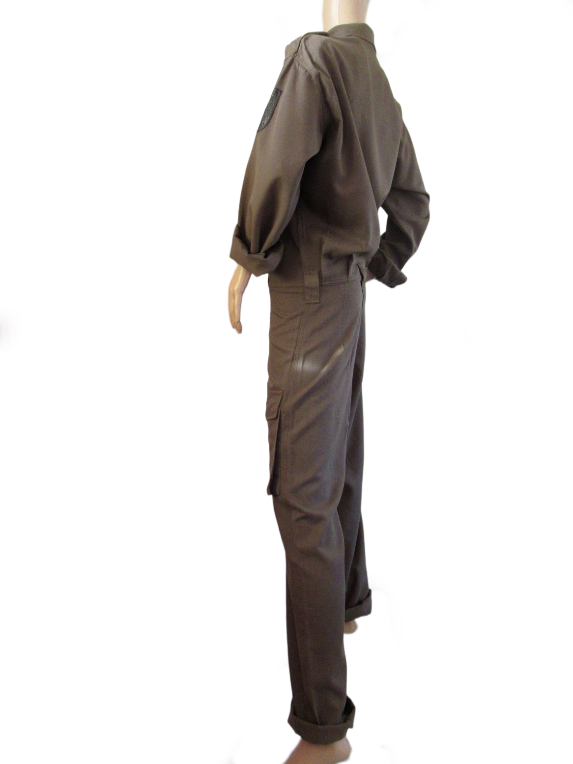 Vintage Austrian army boiler jump suit coverall overall military women 1980s