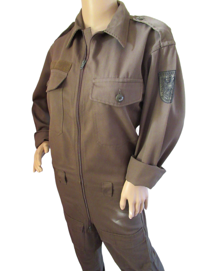 Vintage Austrian army boiler jump suit coverall overall military women 1980s