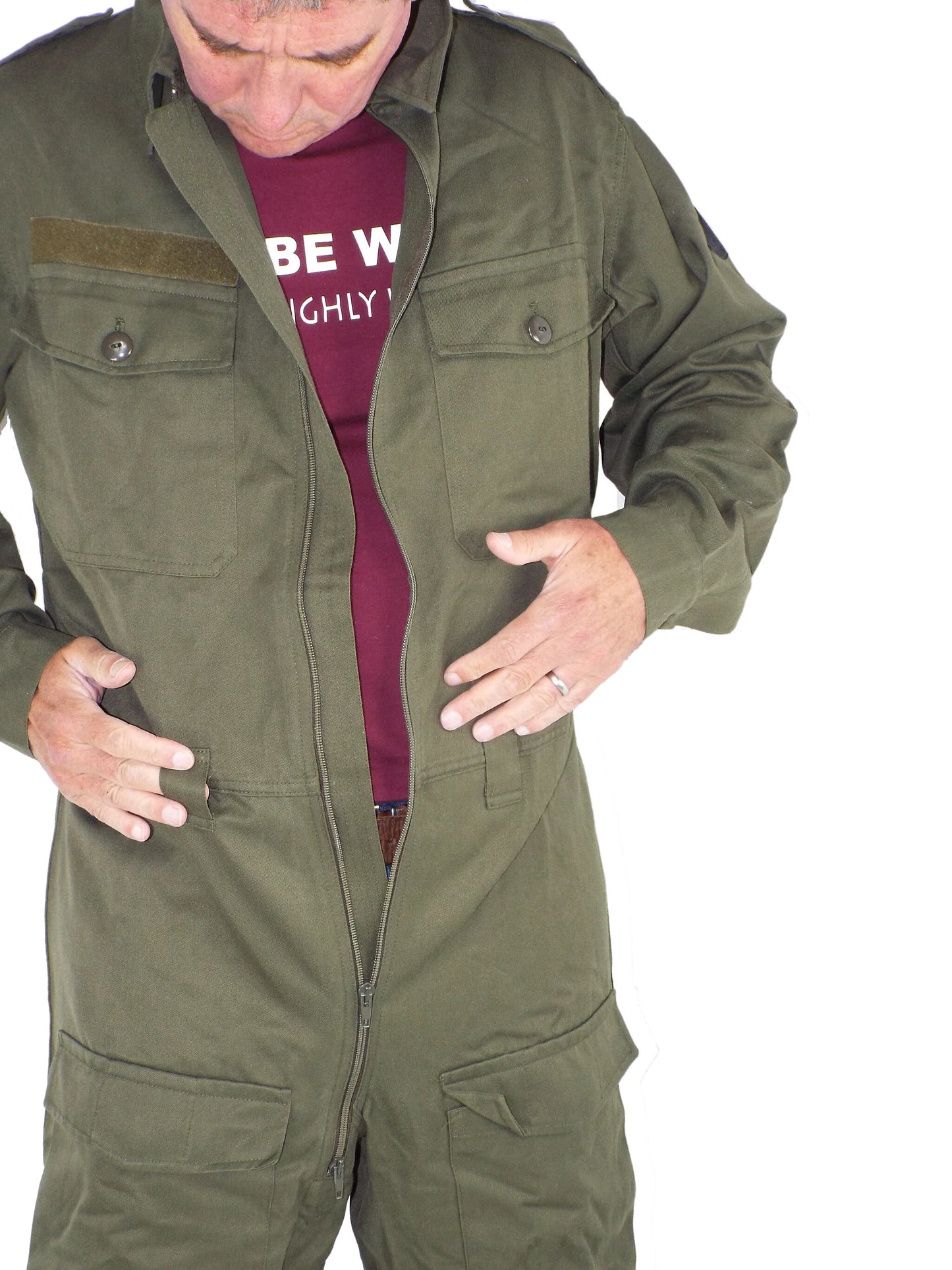 Authentic Austrian army boiler jump suit coverall combi overall military Bundesheer chest pockets