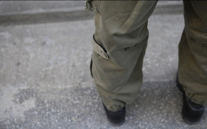 Authentic Austrian army lined winter over trousers cold weather olive cargo pants bottoms military thermo