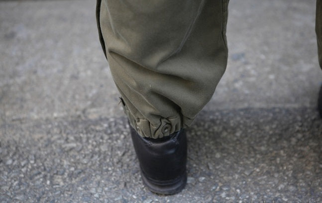 Authentic Austrian army lined winter over trousers cold weather olive cargo pants bottoms military thermo
