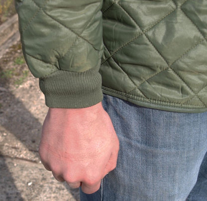 Vintage Unissued Belgian army quilted liner jacket coat surplus army military retro urban