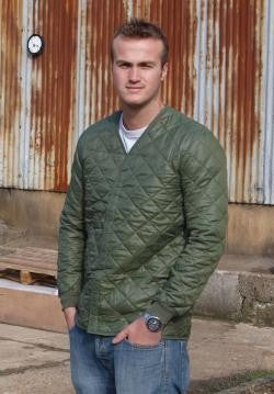 Vintage Unissued Belgian army quilted liner jacket coat surplus army military retro urban