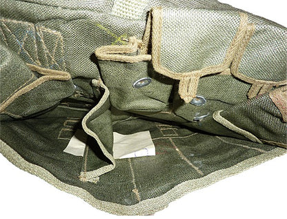 New Polish army canvas satchel bread bag carry fishing shoulder military unissued