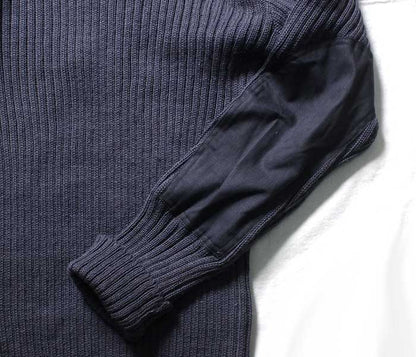 vintage British air force blue-grey wool jumper pullover sweatshirt RAF army military stretchy sweater pulli jersey