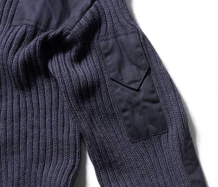 Vintage Women's British air force blue-grey wool jumper RAF army pullover sweatshirt military stretchy sweater pulli