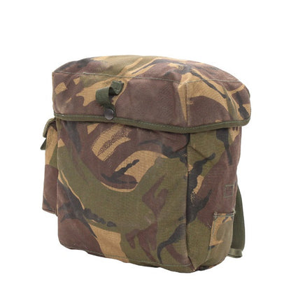 Authentic British army waterproof camouflage respirator bag satchel carry case camo military shoulder camera tablet