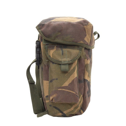 Authentic British army waterproof camouflage respirator bag satchel carry case camo military shoulder camera tablet