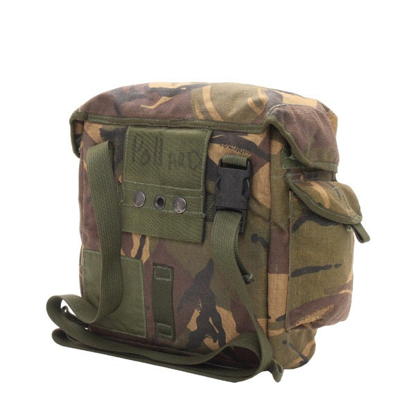 Authentic British army waterproof camouflage respirator bag satchel carry case camo military shoulder camera tablet