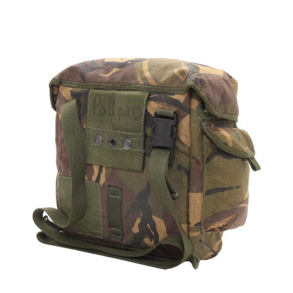Authentic British army waterproof camouflage respirator bag satchel carry case camo military shoulder camera tablet