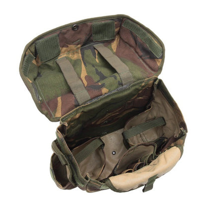 Authentic British army waterproof camouflage respirator bag satchel carry case camo military shoulder camera tablet
