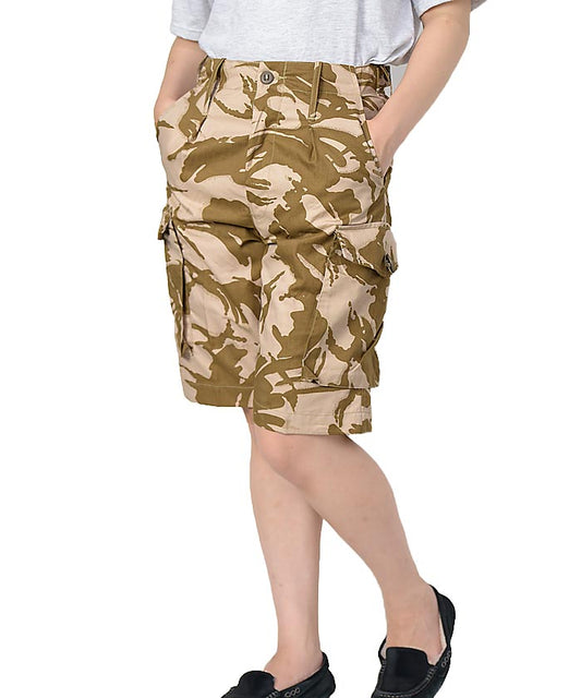 New Unissued British army Desert camo military shorts bermudas combat cargo camouflage dpm