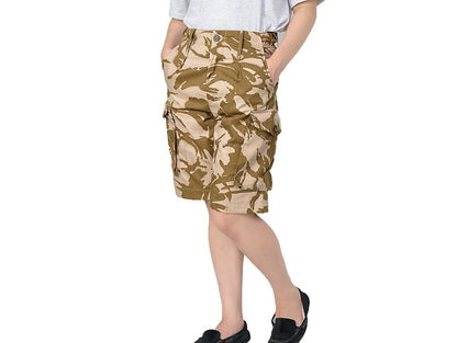 New Unissued British army Desert camo military shorts bermudas combat cargo camouflage dpm