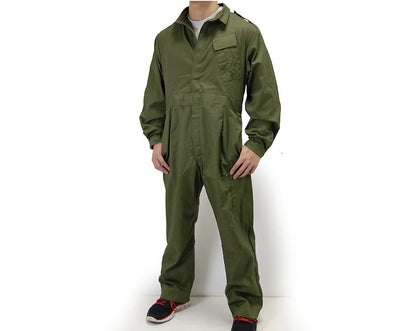 Vintage British Army green Overalls coveralls military jumpsuit flight suit boilersuit tanker olive khaki