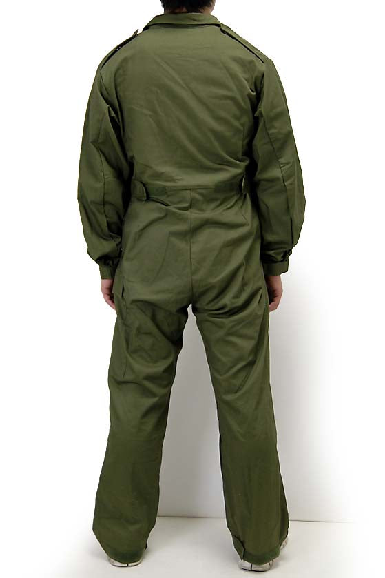 Vintage British Army green Overalls coveralls military jumpsuit flight suit boilersuit tanker olive khaki