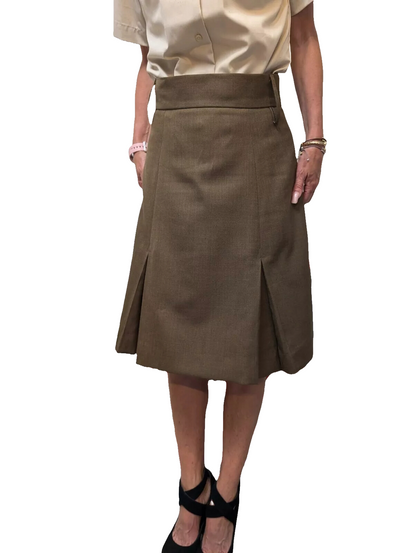 Authentic New British army brown wool blend skirt military dress uniform parade